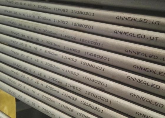 स्टेनलेस स्टील ट्यूब / पाइप ASTM A268 TP430 TP405 TP410S TP410 TP420 TP431 TP446