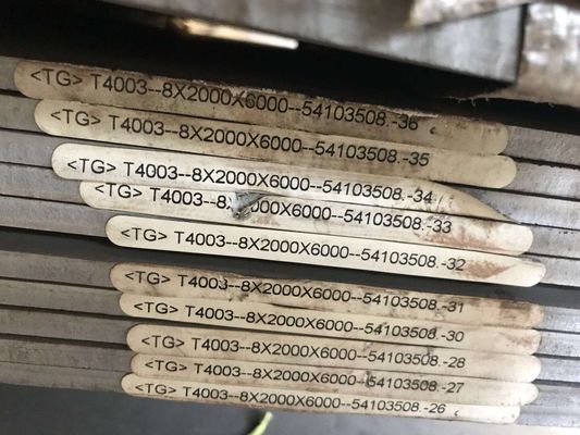 EN 1.4003 UNS S41003 हॉट रोल्ड स्टेनलेस स्टील प्लेट्स (शीट्स)